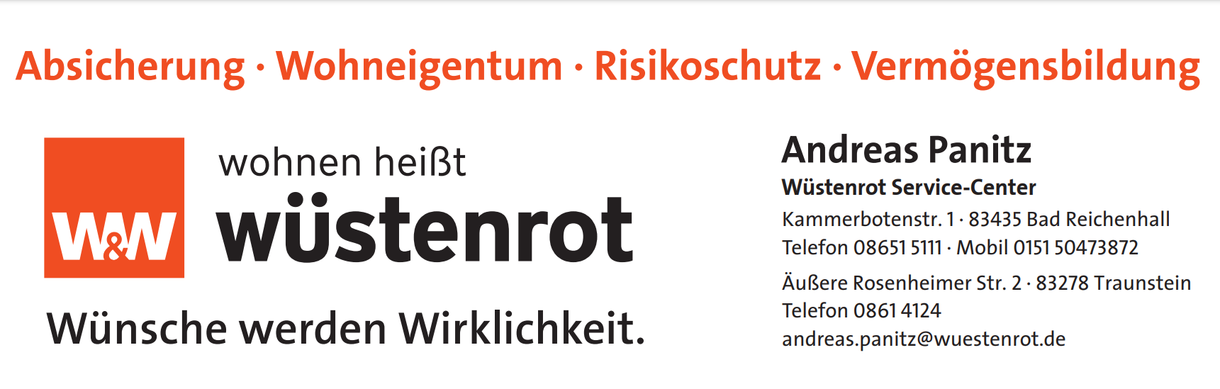 Sponsor Wüstenrot